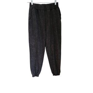 DeFacto Sweatpants Washed Black Gritty‎ Grunge Womens Medium Jogger Athleisure